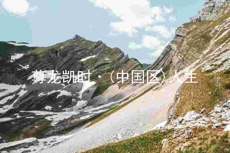尊龙凯时·(中国区)人生